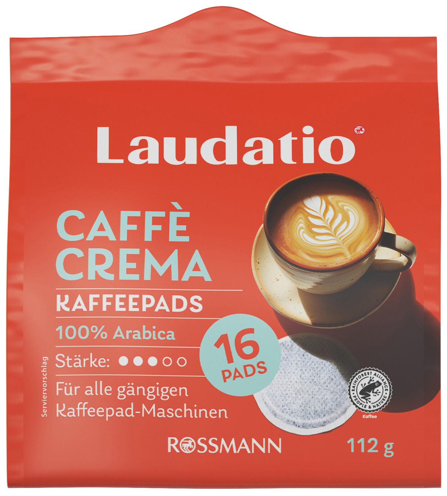 LAUDATIO Kaffeepads CAFFÈ CREMA 4068134079022