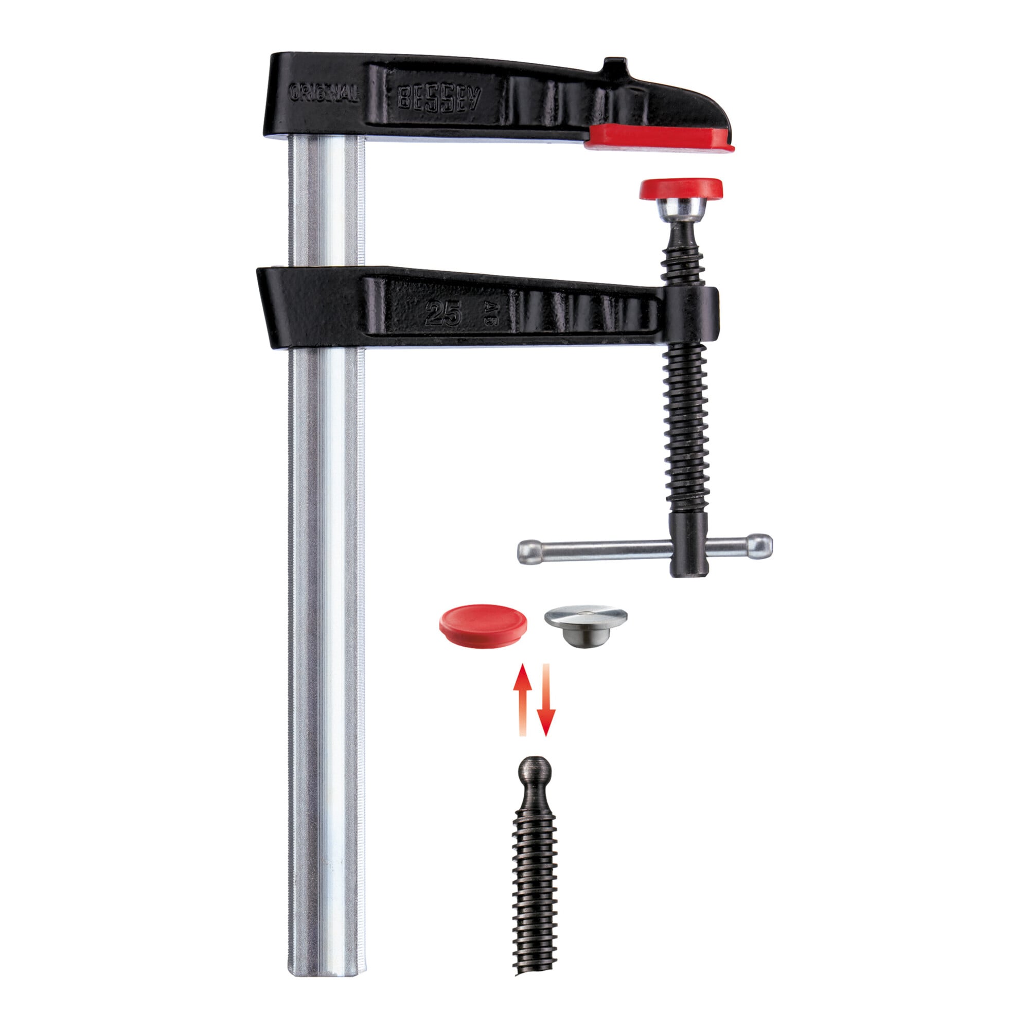 Bessey Temperguss-Schraubzwinge TG-K 300/120 (TG30S12K)