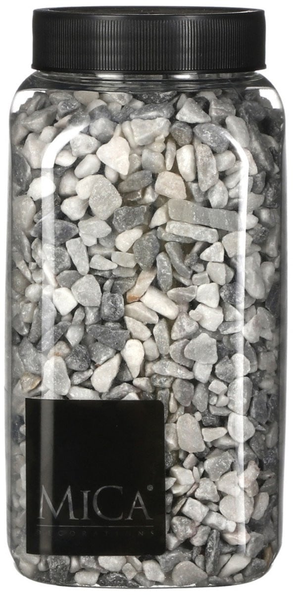 Mica Decorations Lichtgrijs Kleine Decoratiesteentjes - 650 ml