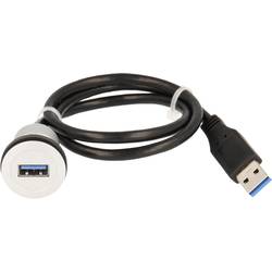 1 x USB 3.0 Buchse A - 1 x USB 3.0 Stecker A RRJ_USB3 Schlegel Inhalt: 1 St.