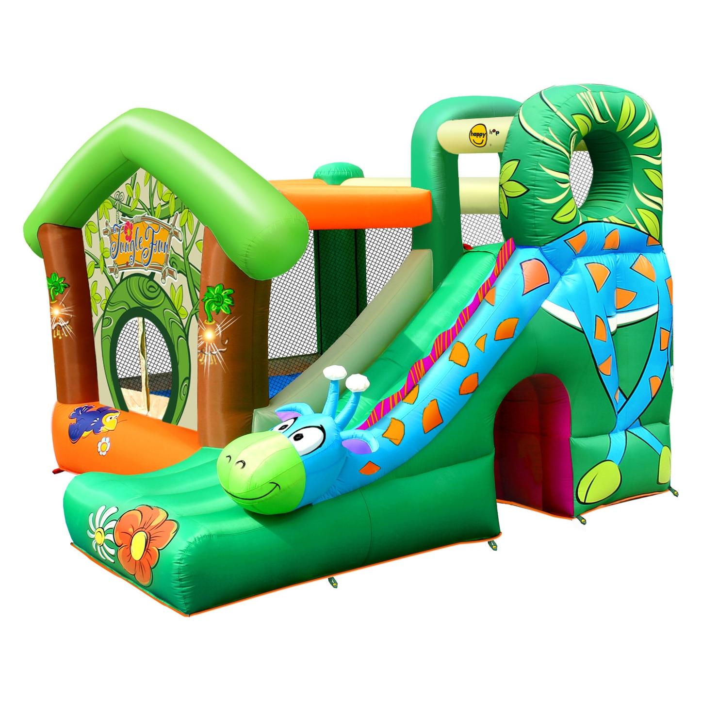 HappyHop Hüpfburg Jungle Fun (3.40 x 3.50 x 2.45 m) (9139)