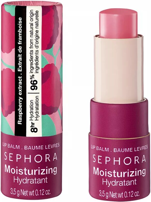 SEPHORA - Feuchtigkeitsspendender Lippenbalsam - Lippenpflege für 8 Stunden Feuchtigkeit, 3.5 g, Framboise