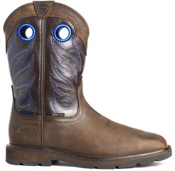 Ariat Groundwork WST H2O Steel Toe - Mens 14 Brown Boot E2