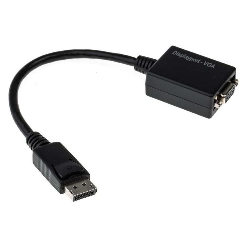 RS PRO DisplayPort-Kabel A Display-Anschluss B VGA - Buchse, 150mm (0.14 m) (1828794)