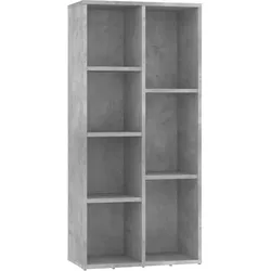 vidaXL Bücherregal Betongrau 50x25x106 cm Holzwerkstoff