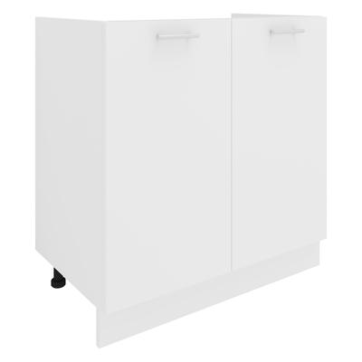 Unterschrank VCM "Spülunterschrank Breite 80 cm Spülenschrank Esilo", weiß, B:80cm T:46cm, Obermaterial: 100% Holz Wood., Schränke, Unterschrank