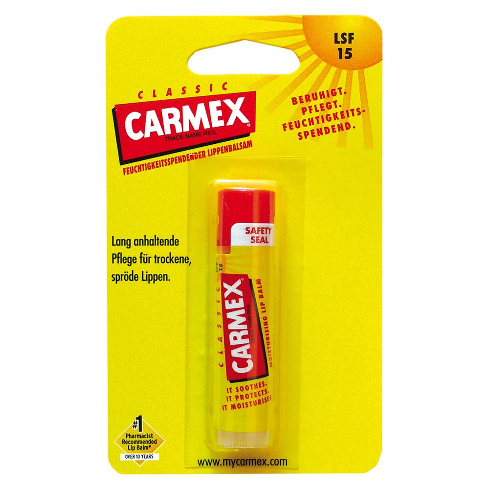 Carmex Lippenbalsam f.trockene spröde Lippen Sti. 4,25 g Balsam