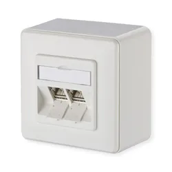 METZ CONNECT C6Amodul 2 Port 270°M AP reinweiß