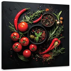 LEINWANDBILD Essen & Trinken 30x30cm