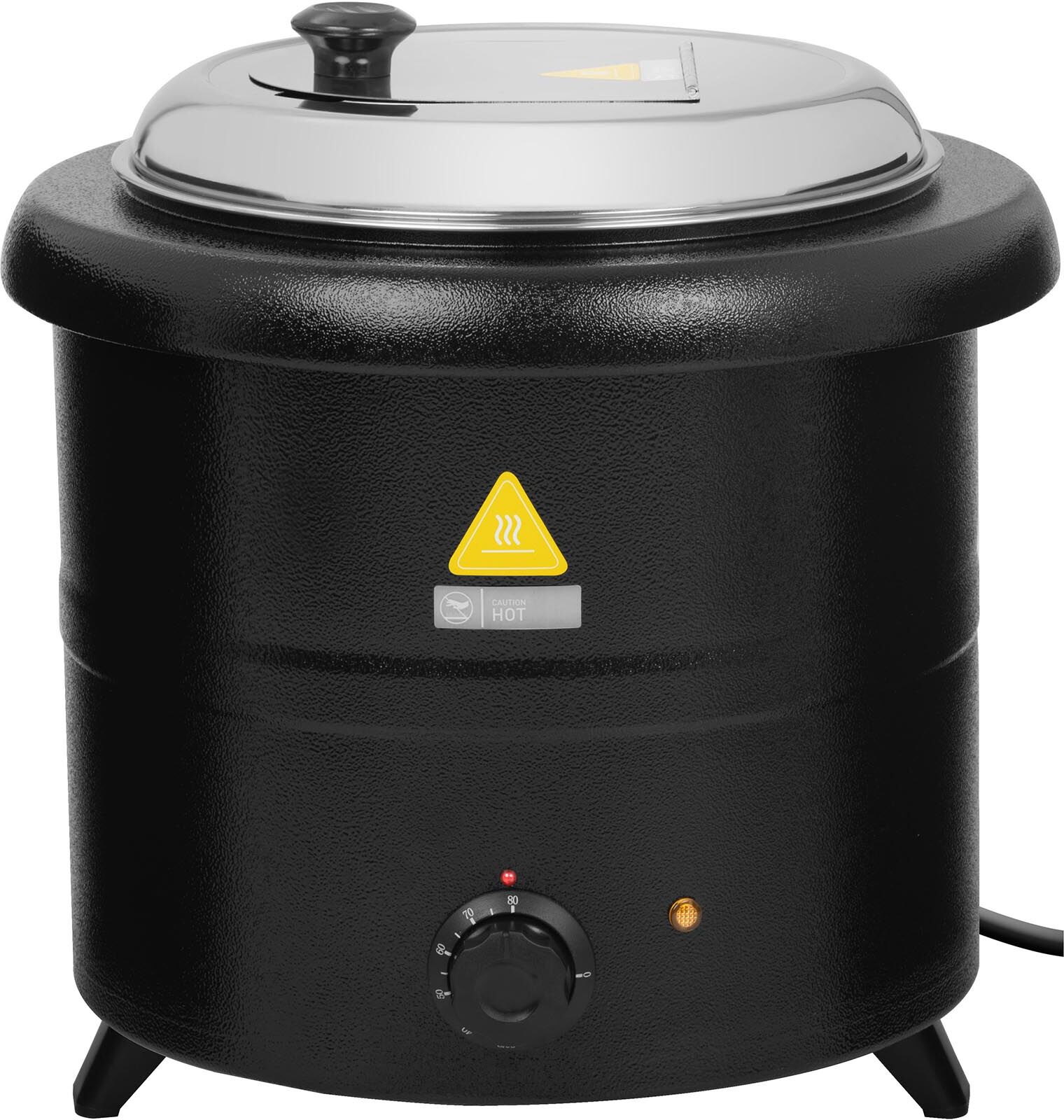 Royal Catering Suppentopf elektrisch - 13 L - 600 W - schwarz