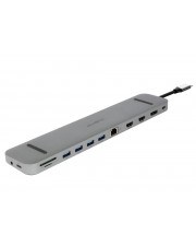 ALLNET USB-C Docking Base Dual HDMI+DP Audio/Multimedia Digital/Daten Digital/Display/Video Netzwerk (PSUC2501)