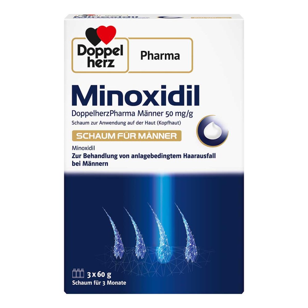 Queisser Pharma GmbH & Co. KG Minoxidil Doppelherzpharma Männer 50 Mg/g Schaum 18754768