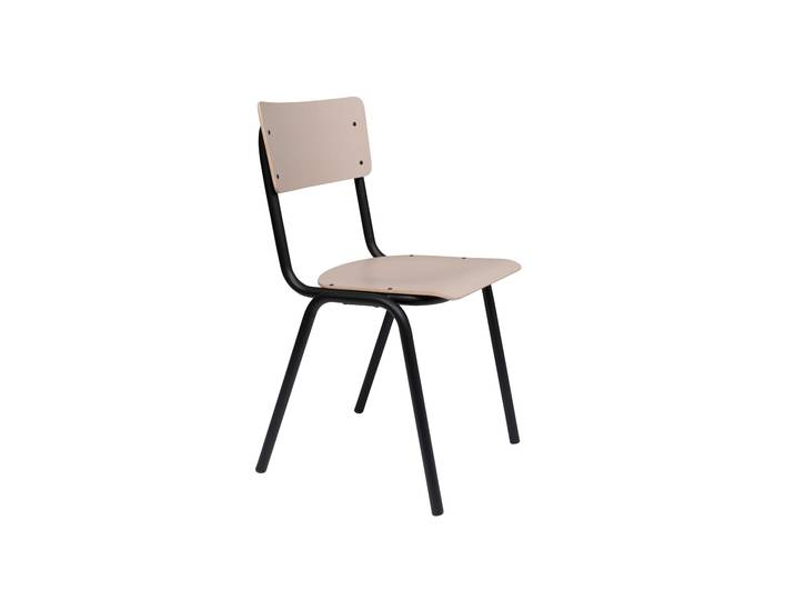 4er Set Zuiver Back To School Esszimmerstuhl Stahl/Kunststoff
