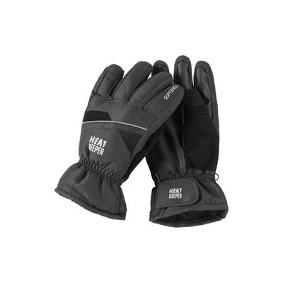 Skihandschuhe HEATKEEPER "MEN SKI GLOVES PRO", Herren, Gr. XXL, schwarz, Strick, Materialmix, Handschuhe, Thermo-Handschuhe mit höchstem Komfort