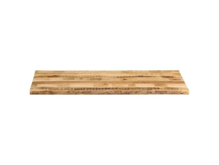 KTHLBRH Tischplatte mit lebenden Kanten, 140 x 60 x 3,8 cm, aus Massives Mangoholz, Finish und leicht zu reinigen, Tischersatz