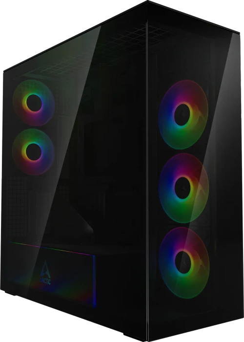 ARCTIC XTENDER with Vertical GPU Mount (Black)