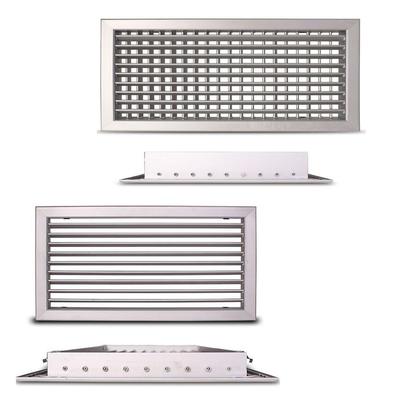 Lenklamellengitter CasaFan ALG-D und ALG-O Aluminium