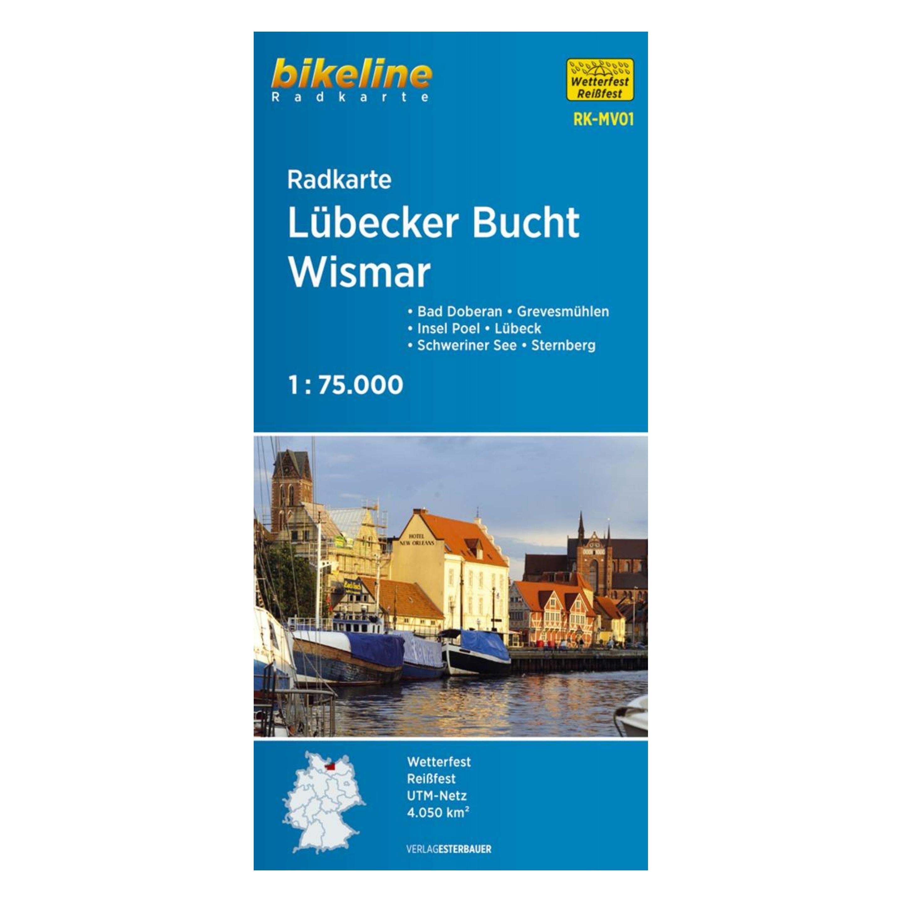 Esterbauer Bikeline Radkarten. Lübecker Bucht (40579128)