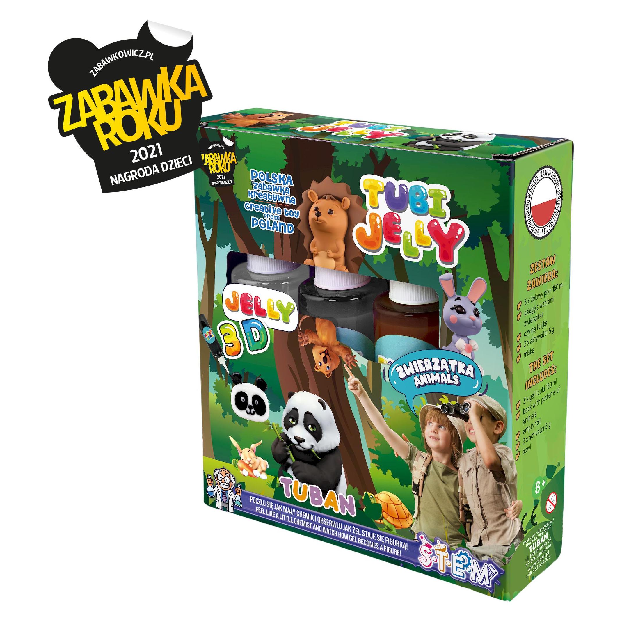 Tuban Tubi Jelly set 3 coloes - Animals (TU3320)