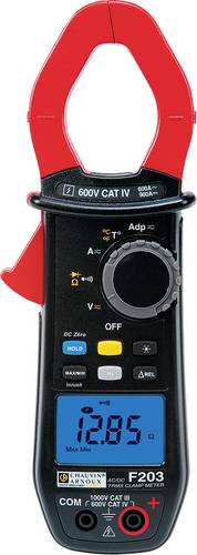 Chauvin Arnoux F203 Stromzange digital CAT III 1000 V, CAT IV 600V Anzeige (Counts): 6000