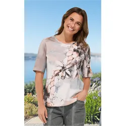 Baumwoll-Shirt in Druck rost in Größe 52/54 von DW-Shop, Rost, 52/54