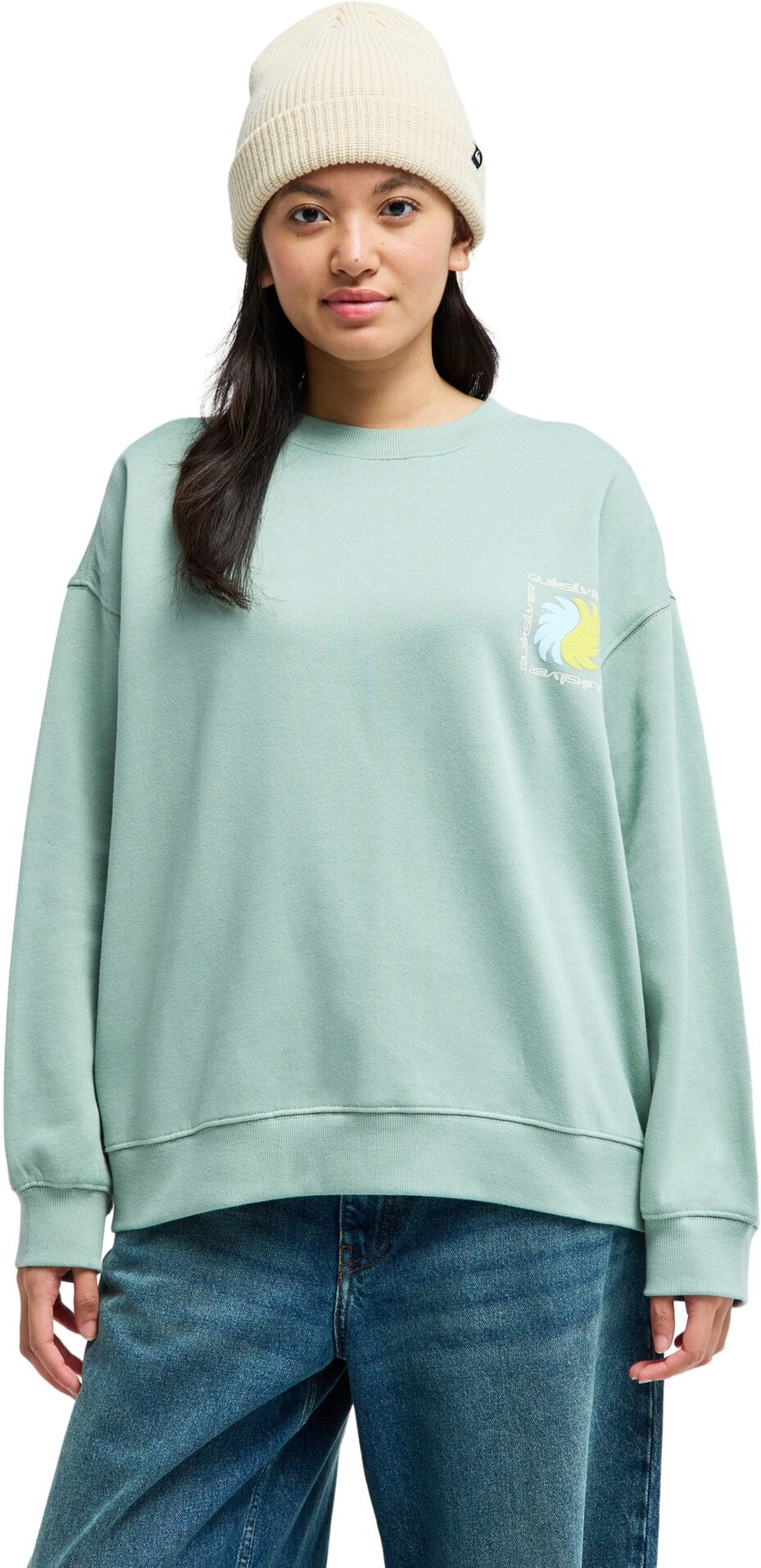 Quiksilver Calienta-cuellos de mujer Standard .  (XL) Verde