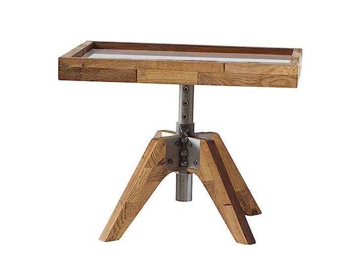 Hasena Factory Line Nachttisch Carpi mit Glasplatte Eiche uniq Clear