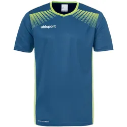 uhlsport GOAL kurzarm Trikot Kinder petrol/flash grün 116
