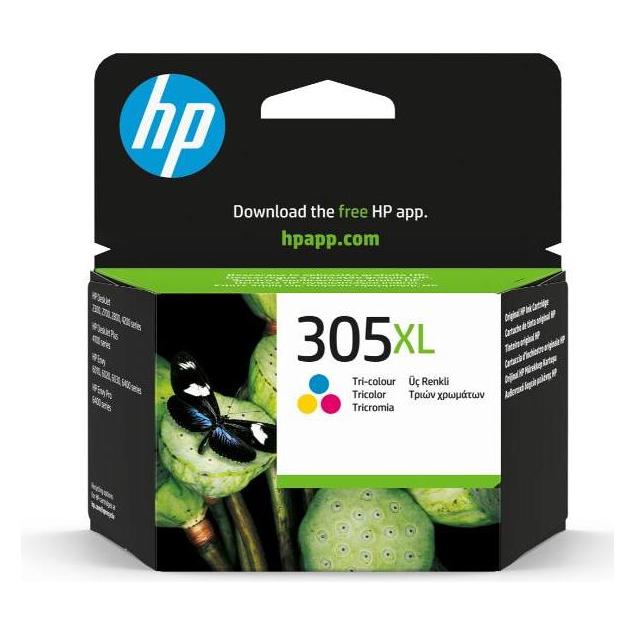 HP 305XL High Yield Tri-color Original Ink Cartridge (3YM63AE#30A)