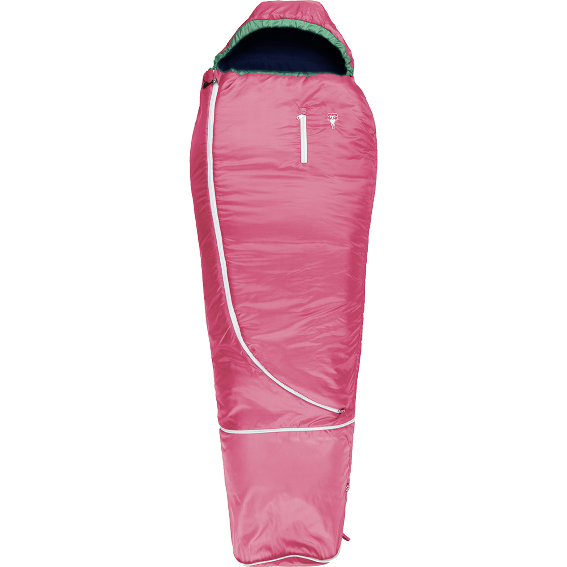Grüezi Bag Biopod Wolle World Traveller Schlafsack Kinder Kunstfaserschlafsäcke pink Größe max. 170cm Camping Atmungsaktiv Wasserabweisend