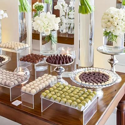 Acrylic Dessert Display Stand Set Acrylic Dessert Display Stand Set