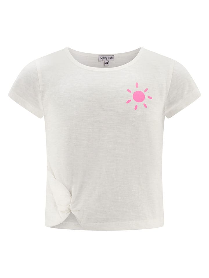 happy girls by Eisend Shirt in Creme - 128