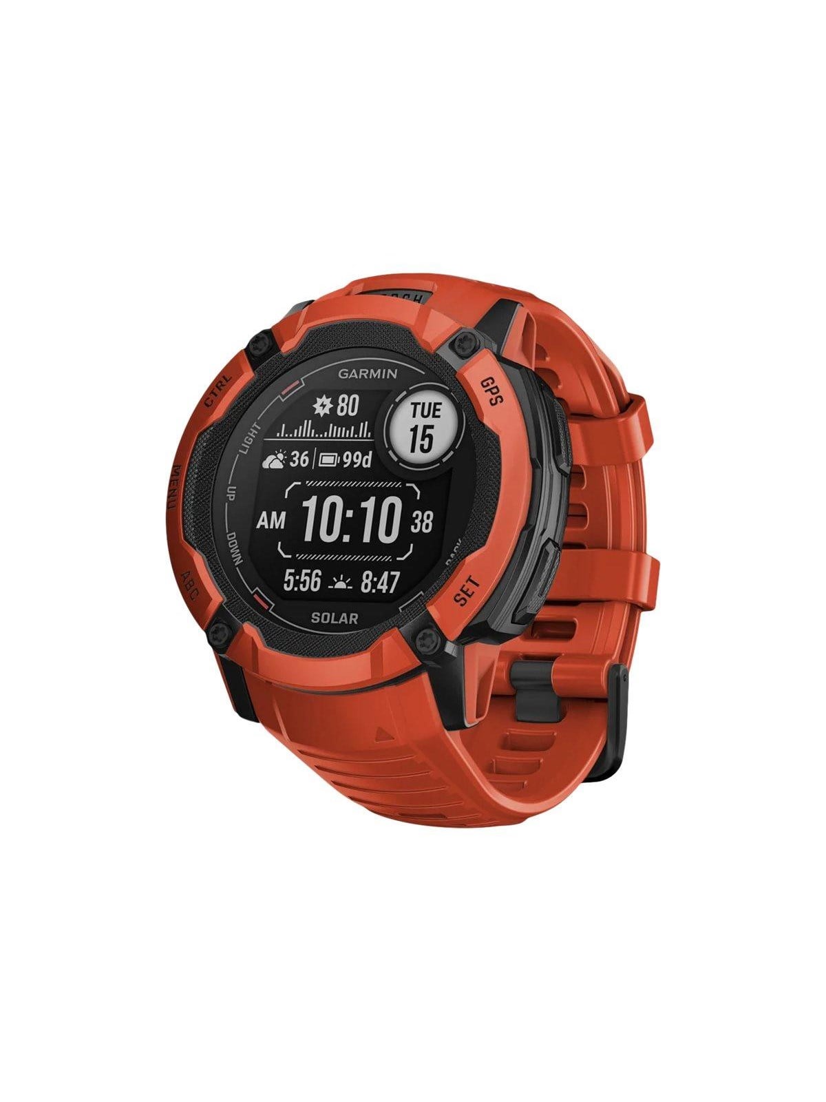 Garmin Instinct 2X Solar - Flame Red