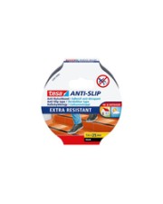 Tesa 55587-02 Antirutsch-Badestreifen Erwachsene Schwarz 25 mm Anti-slip Tape 5m x 25mm (55587-00002-11)