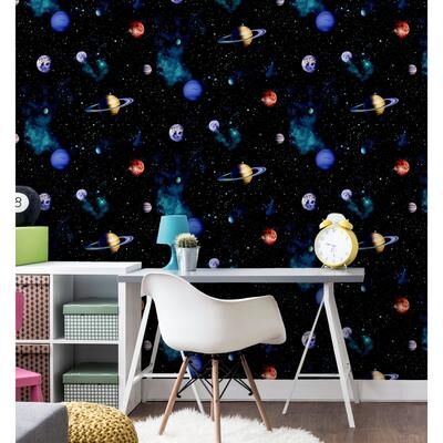 Arthouse Albert Black Cosmos Wallpaper