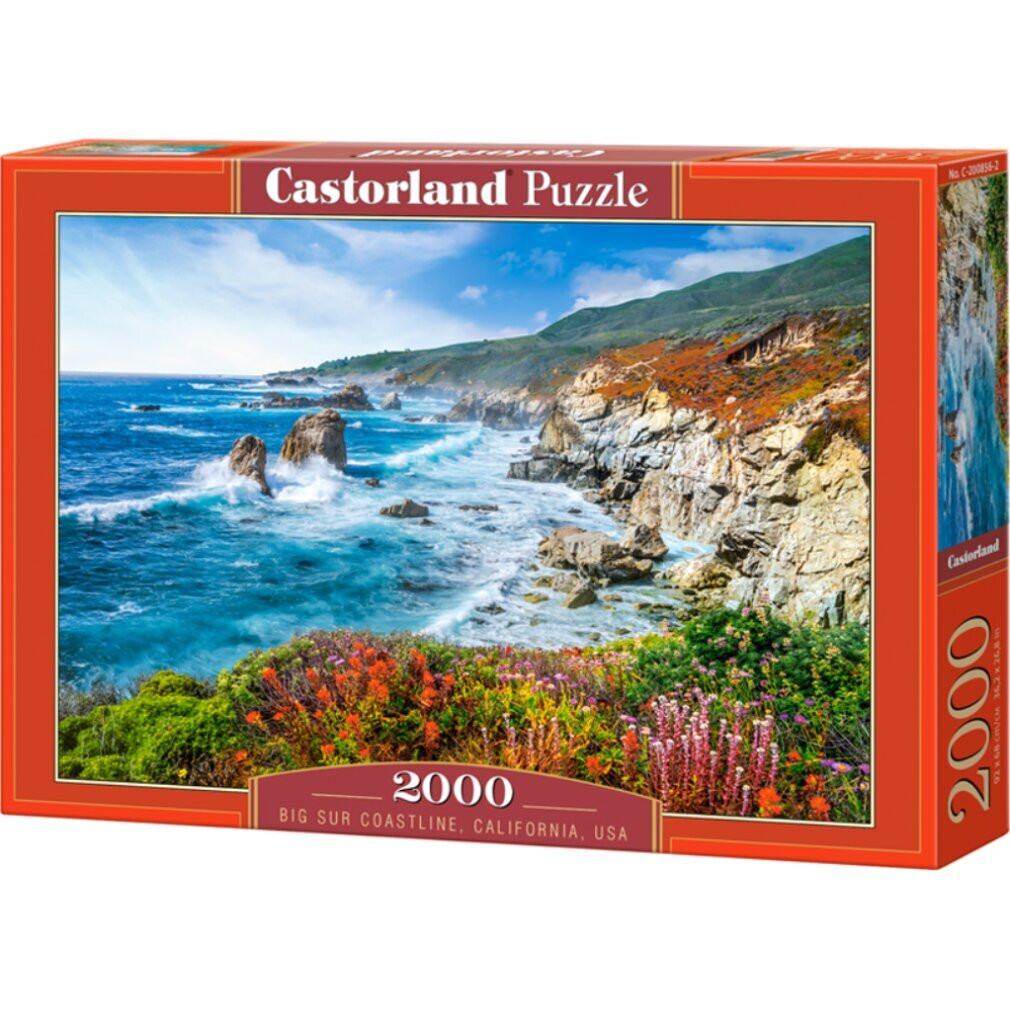 Castorland Puzzel De kustlijn van Big Sur, Californië, 2000 stukjes
