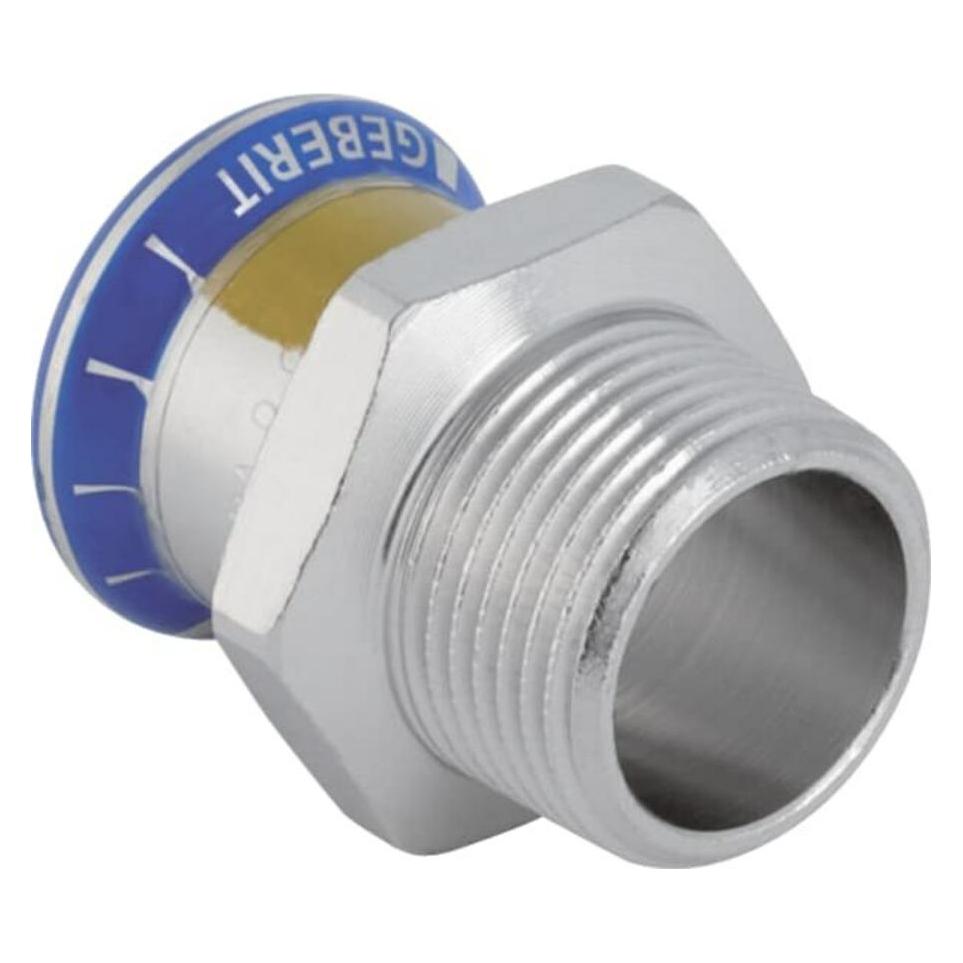 Geberit Gas-Übergang Mapress d 22mmxR 3/4, AG, f Nat u Fl.-Gas, ES (66662558)
