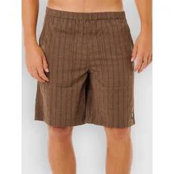 Rip Curl Premium Surf Check Volley Shorts coffee Gr. S
