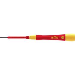 Wiha 42374 Elektriker, VDE, Elektrotechnik und Feinwerktechnik Schlitz-Schraubendreher Klingenbreite: 1.5 mm Klingenlänge: 50 mm