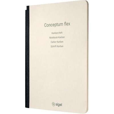 Sigel Notizheft Conceptum flex, Kanban klassische Spaltenaufteilung, Quer