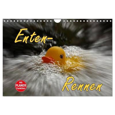 Enten-Rennen (Wandkalender 2027 DIN A4 quer), CALVENDO Monatskalender