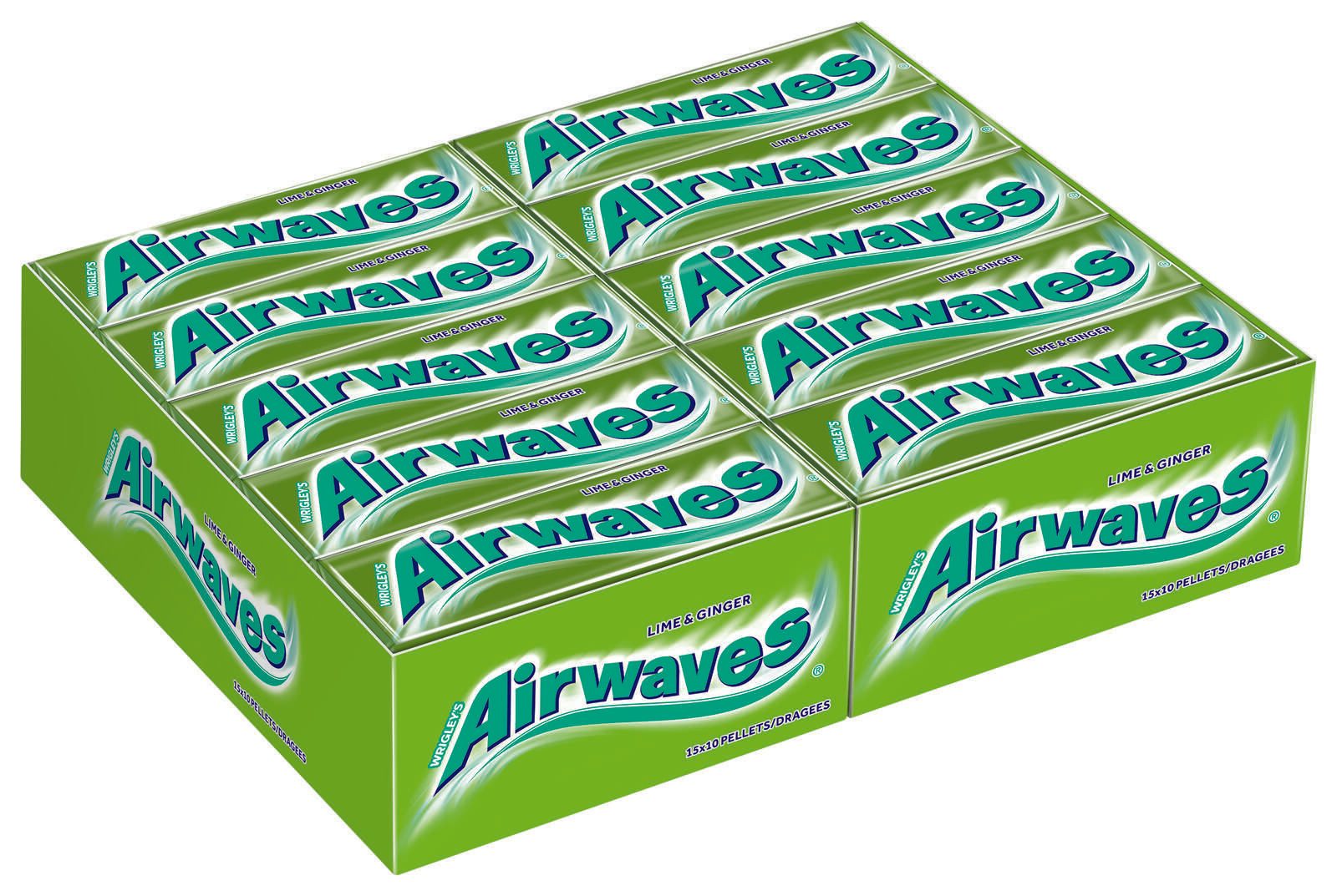 Airwaves Kaugummis Lime & Ginger 602383