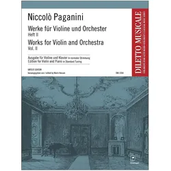 Werke für Violine und Orchester (Normalstimmung). H.2, Fachbücher von Niccolò Paganini, Nicol Paganini