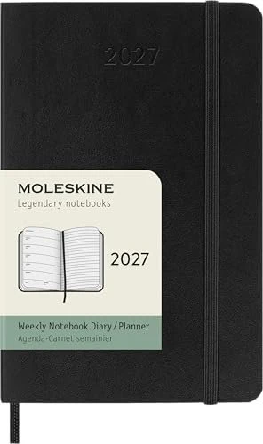 MOLESKINE Taschenkalender 2027 schwarz, 1 St.