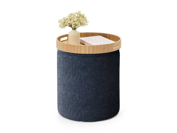 Tchibo - Beistelltisch mit Tablett und Sitzfunktion - braun
