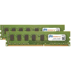 PHS-memory RAM passend für MSI Pro-E MS-7522 (X58) (MSI Pro-E MS-7522 (X58), 2 x 2GB), RAM Modellspezifisch, Schwarz