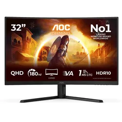AOC CQ32G4VEP 80,01CM 31,5 Zoll QHD Gaming Monitor 0,5 ms Reaktionszeit 180 Hz