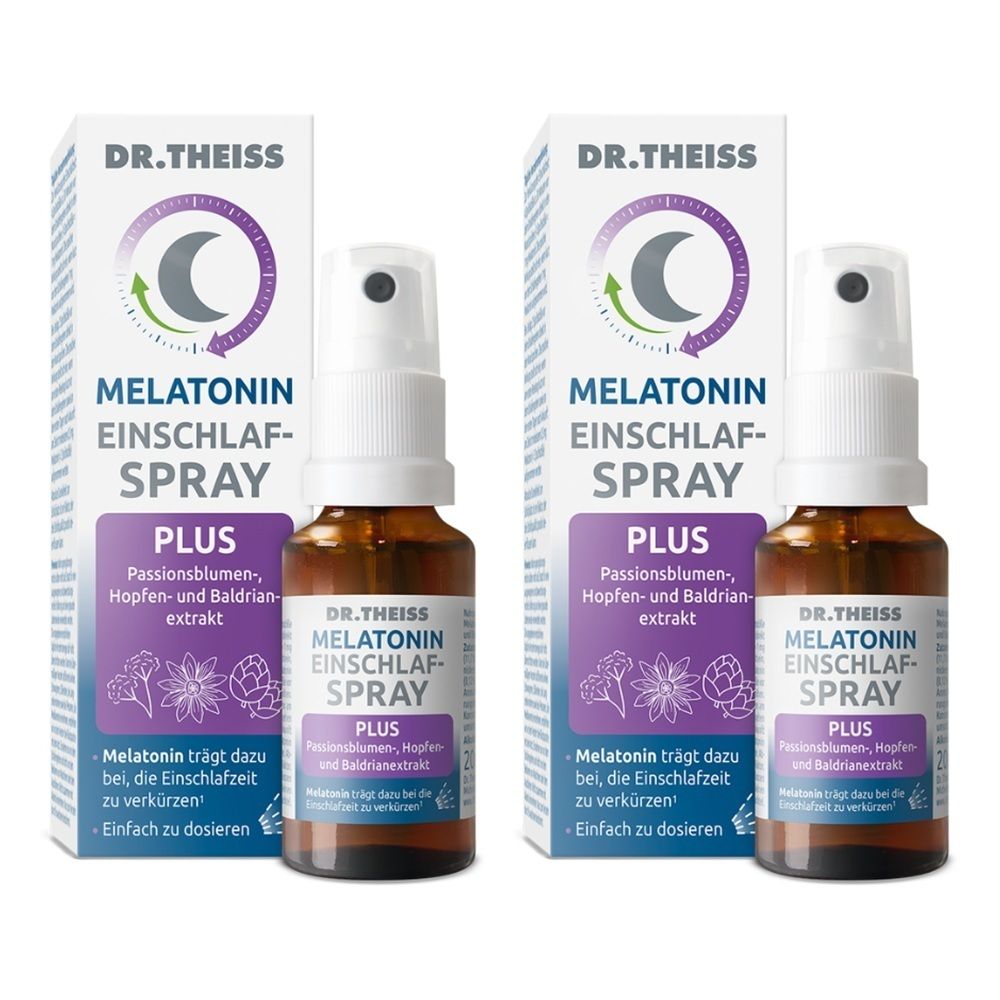 Dr.theiss Melatonin Einschlaf-Spray Plus 2x 2x20 ml Spray