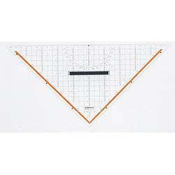 Rumold Geometriedreieck 1058 Transparent Länge der Hypotenuse: 32.5 cm
