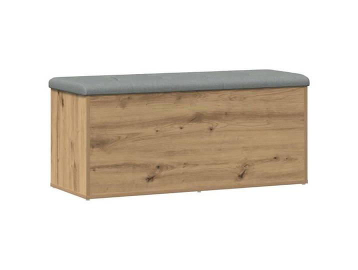 Banc de rangement en bois d'ingénierie - - 102x42x45 cm - Chêne artisanal - Grand espace de rangement